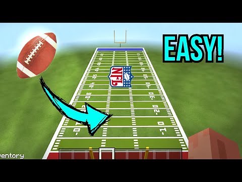 Minecraft: How to Create the BEST NFL Football Field! | Realistic! | Tutorial (2020)