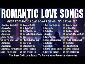 80s 90s Greatest Love Songs 💖 Best Romantic Oldies Playlist of All Time (HQ Audio)