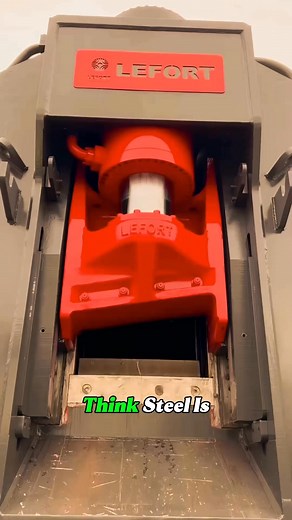 This Giant Machine Eats Steel for Breakfast #knowledge #foryou #learn... | Fame Scene