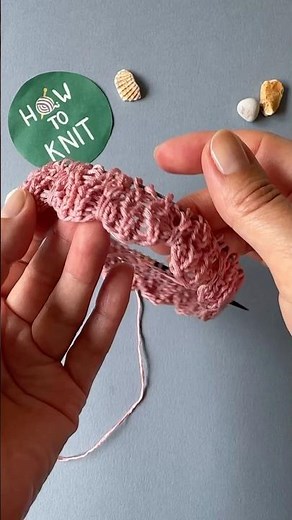 Easy Scalloped Edge Knitting ✨ 1x1 Rib Border for Any Project