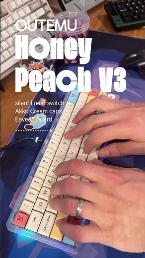 🍑 Outemu Silent Honey Peach V3