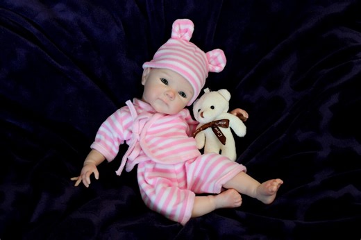 13" Realistic Full Platinum Silicone Preemie Baby Doll: Reborn - Etsy