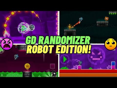 INSANE Random Paths in this Geometry Dash Randomizer Robot Challenge!