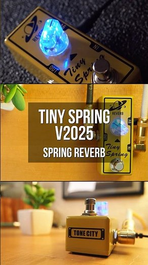 Tone City Tiny Spring v2025 Spring Reverb #guitarpedal #guitarpedals #reverb #reverbpedal #guitar