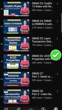 DBMS Full Course in One Playlist 🔥Exam Ready 💯 #shorts #short #trending #dbms #viral