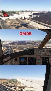 Air Canada 777 Stunning Landing into Dubai (OMDB) | PMDG 777 MSFS 2024