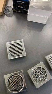 Modern Bathroom Trap Long Linear Floor Drain Stainless Steel Reversible Cover Tile Insert Linear Shower Anti-odor Floor Drain