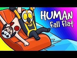 Human Fall Flat Funny Moments - Boat Rides and Panda's Horror Face!
