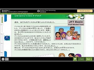 JFT Basic A2 Full sample test 2025 new update with answer