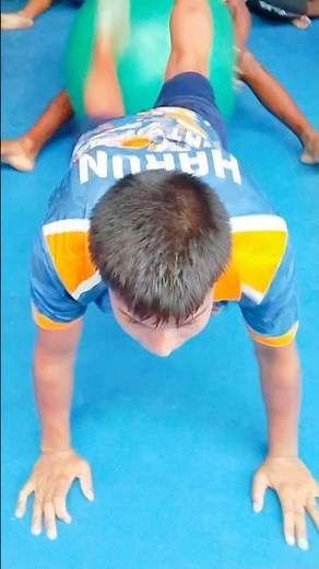 Freestyle Flutter Kick on Swiss Ball | Core Strength Swimming Drill #Shorts