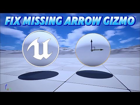 How to fix missing arrow gizmo tool in Unreal Engine