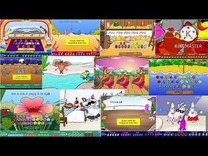 Dance mat typing all levels at the same time