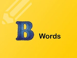One Syllable B Words