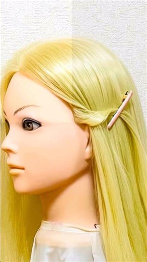 簡単ヘアアレンジ 学校早技サイドすっきりヘアクリップ School Hairstyle Hairclip #簡単ヘアアレンジ #backtoschool #shorts #short