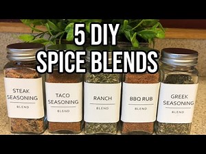 5 DIY Spice Blends