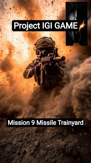 Project IGI Game Mission 9 Missile Trainyard Short #shortsfeed #ytshorts #shorts #shortvideo #igi