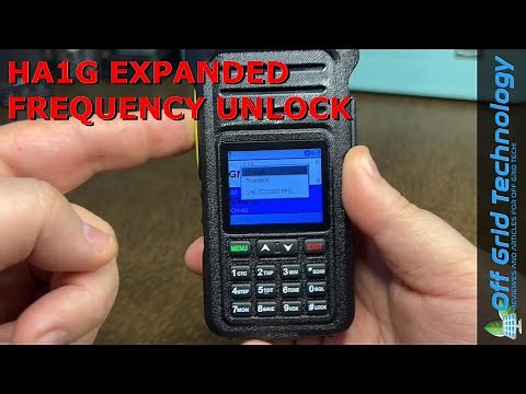 Retevis HA1G Expanded Frequency Unlock | Offgrid Technology