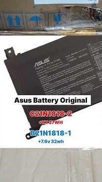 Asus Laptop battery C21N1818-2 original Battery Not charging
