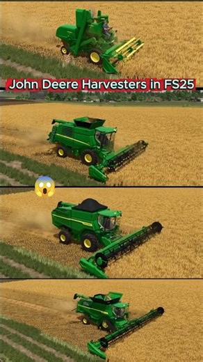 John Deere Harvesters Evolution in FS25 🚜🌾