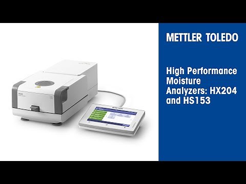 High Performance Moisture Analyzers: HX204 and HS153