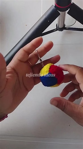 Llavero balón colombiano paso a paso