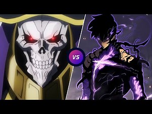 The Ultimate Showdown: Sung Jin Woo vs. Ainz Ooal Gown | Solo Leveling vs. Overlord