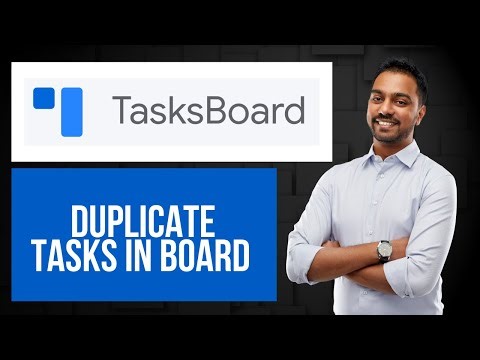 How to Duplicate Task on Google Tasksboard | Copy Tasks