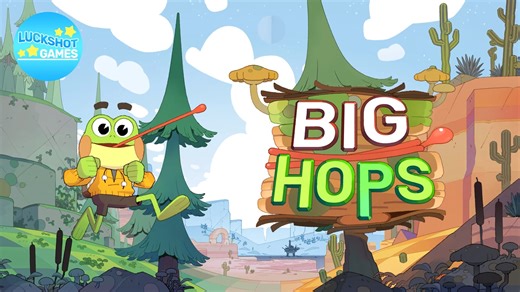 大跳跃（Big Hops）中文版 | 青蛙舌技 × 蔬菜搭桥的 3D 平台冒险盛宴 在 Steam 購買 Big Hops 即可省下 10%