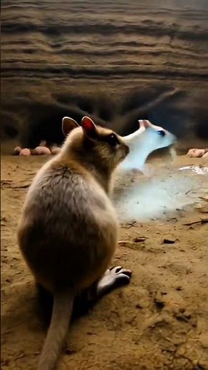 Tiny Gerbil POV Inside a Secret Underground World | Real Micro Camera Footage Ep 2#shorts