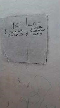 🔢 LCM vs HCF Explained | Part 1 | Easy Tricks & Examples