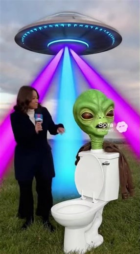 An alien Skibidi Toilet!