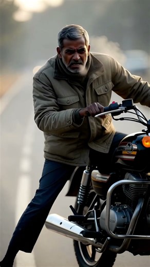 Bike Starting Problem in Winters😇 #youtubeshorts #automobile #ytshorts #trending