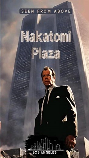 Explore Nakatomi Plaza from Die Hard – Fox Plaza, LA aerial view
