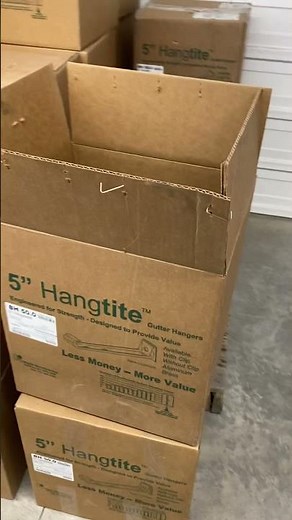 Hangers for your gutters! Holler to the installer!