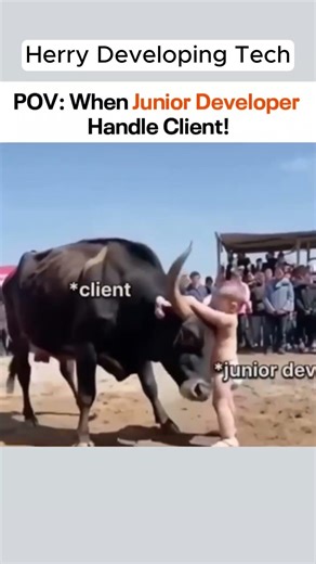 When a Junior Developer Talks to Client 😂🔥#memes #ai #shortsvideo #shorts #coding #funny #coding