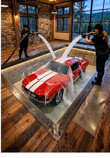 Ford Mustang Epoxy Floor Build | epoxy flooring