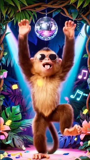 FUNNY MONKEY DANCE 🐒😂 | Viral TikTok Monkey Dancing Compilation