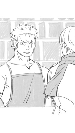 Modern AU where Zoro is the barista and gets tortured by customer service | One piece comic dub Artist: @huanghying #onepiececomic #trending #comicdubbed #onepiece #onepieceedit #trending #luffy #zoro #sanji #zosan