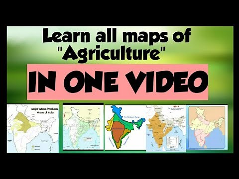 Maps of AGRICULTURE Chapter-2 class 10 Geography|Wheat, Rice, Cotton, Rubber, Jute, Tea, Coffee|