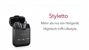 18K views | Jetzt neu: Styletto. Hightech trifft Lifestyle. Alle Vorteile unserer renommierten Signia Nx Plattform im weltweit ersten SLIM-RIC Design. | Signia Hearing | Facebook