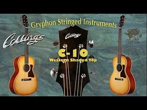 Collings C10 Sitka Spruce Western Shaded Top acoustic guitar Demo