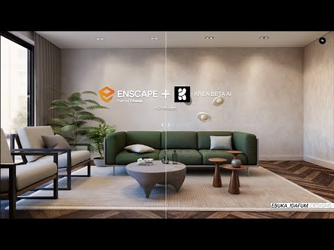 Enhance your Architecture/ Interior Design renders using KREA AI