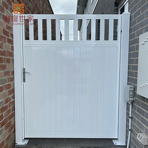 [Hot Item] Metal Front Entry Gate Customized Designs Aluminum Double Driveway Exterior Door