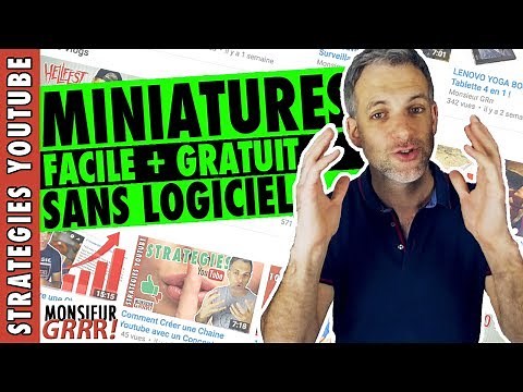 Comment Faire une Miniature Youtube ? - Tuto Youtube