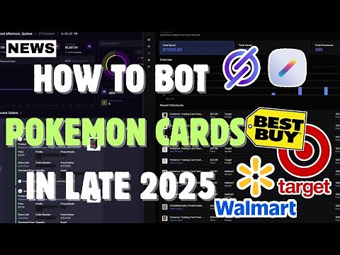 How to BOT POKEMON CARDS IN LATE 2025! MOST UP TO DATE VIDEO (US, CA, UK)