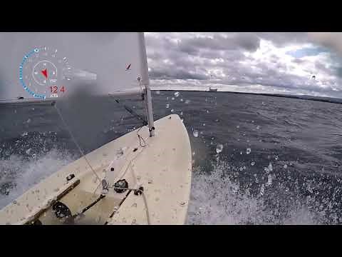 How fast can a Laser dinghy go?