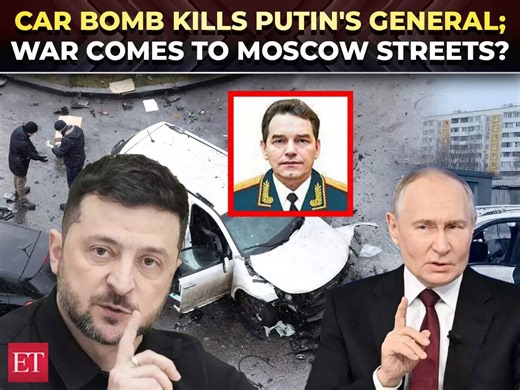 Ukrainian bomb under Russian car? Putin’s senior general killed in Moscow | Horrific explosion video