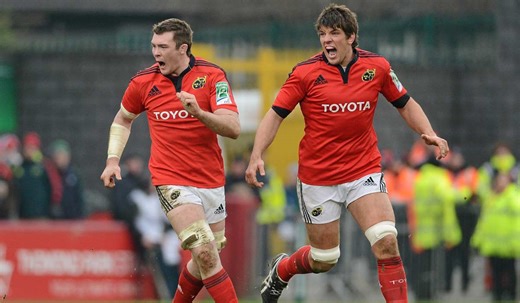 Donncha O'Callaghan reveals very intense threat from Peter O'Mahony after Munster training