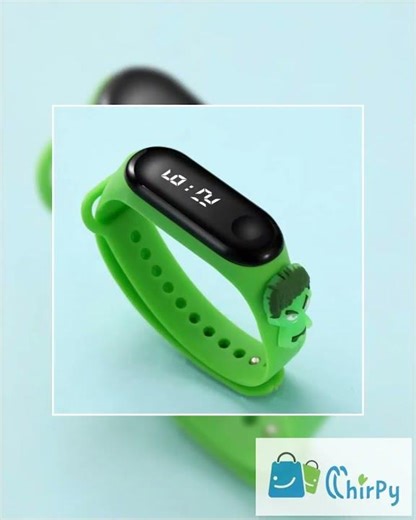 Avengers Anime Electronic Watch Spiderman Ironman Captain America Waterproof Led Wristwatch For C...