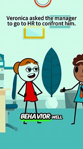 Veronica asked the manager to go to HR to confront him. #veronica #work #job #manager #managersbelike #workfromhome #officelife #corporate #corporatelife #animation #animationmeme #viral #fyp #usa | Chaterine Rouse
